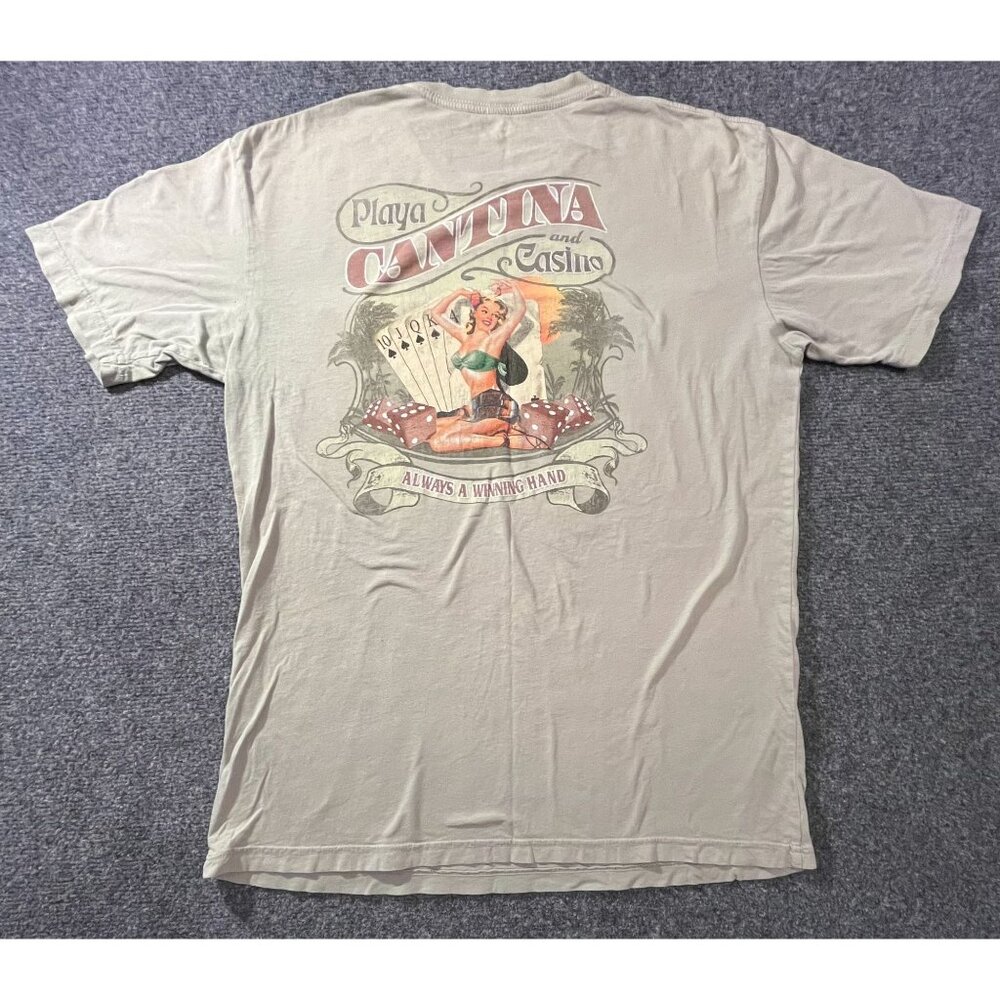 the easy life t shirt size M medium playa cantina casino dice poker cards vegas